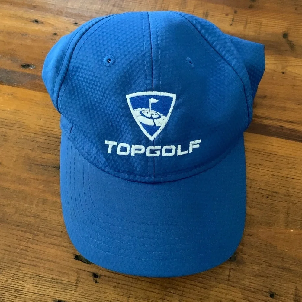 Topgolf Blue UPF 30 Performance Baseball Cap OS
